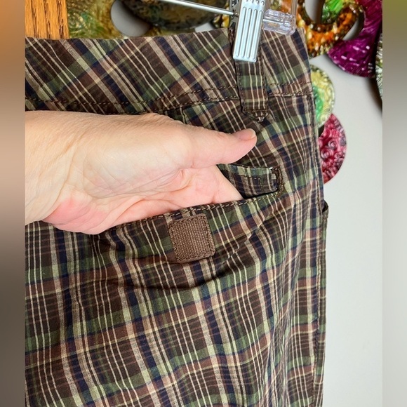 Shorts Woman’s 14 Brown Bermuda Lots Of Pockets Preowned Gently - Picture 10 of 12